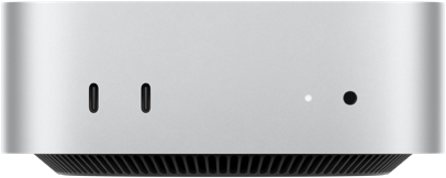 Bild eines Mac Mini M4 von vorne